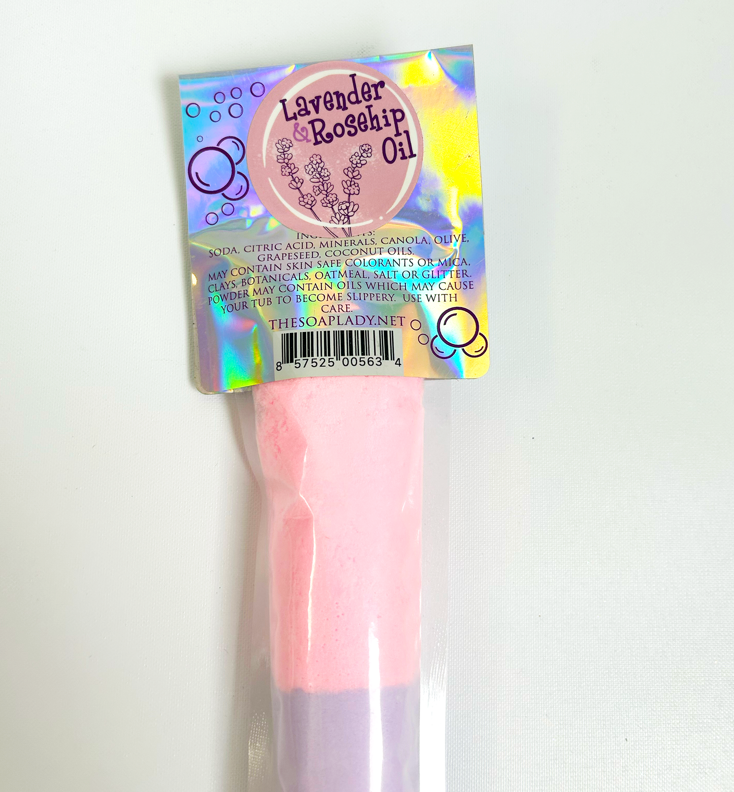 Lavender & Rosehip Oil Fizzy Pop