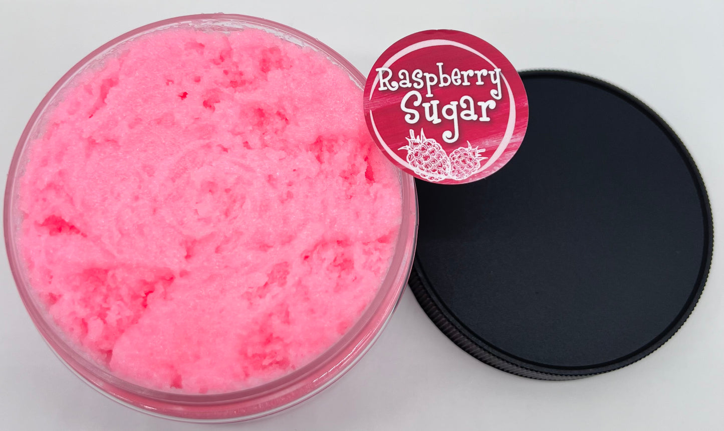 Raspberry Sugar Whipped Sugar Scrub