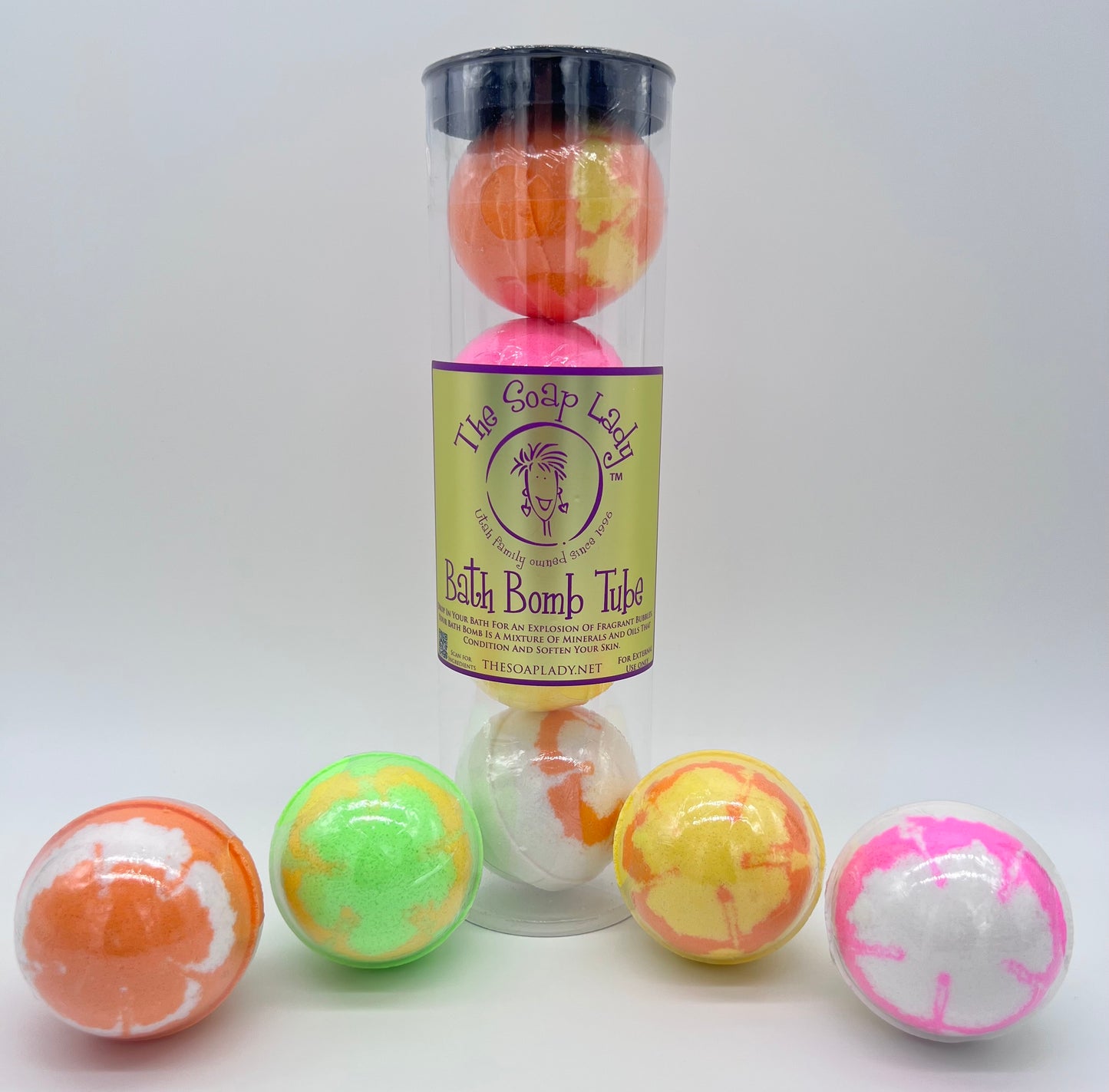 Citrus Collection Bath Bomb Tube