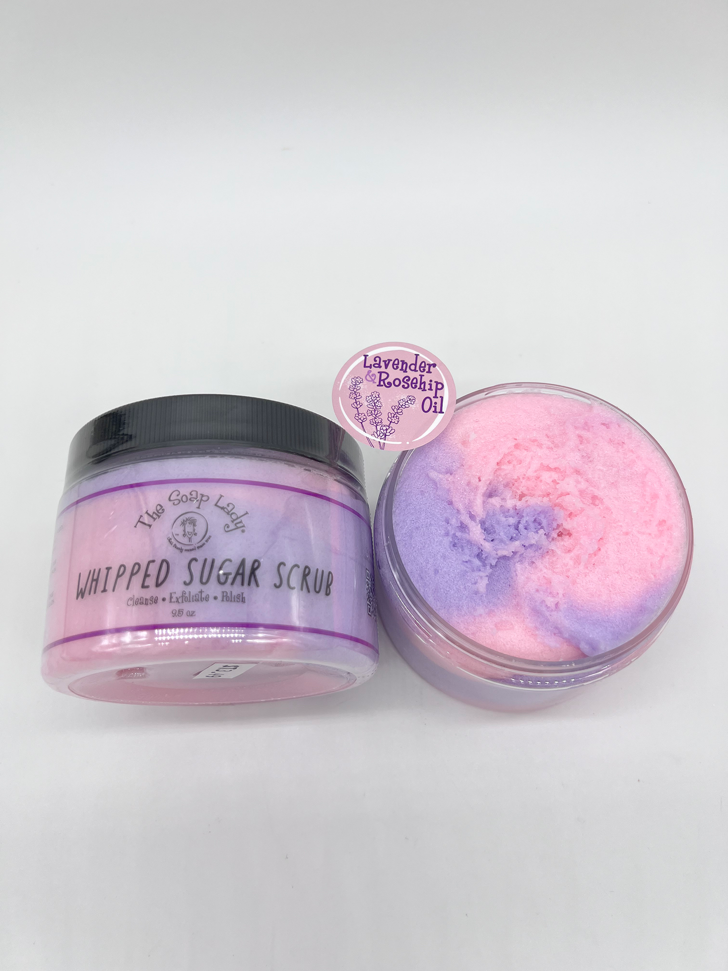 Lavender & Rosehip Whipped Sugar Scrub