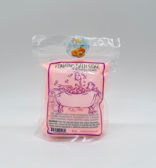 Peach Driftwood Foaming Bath Soak