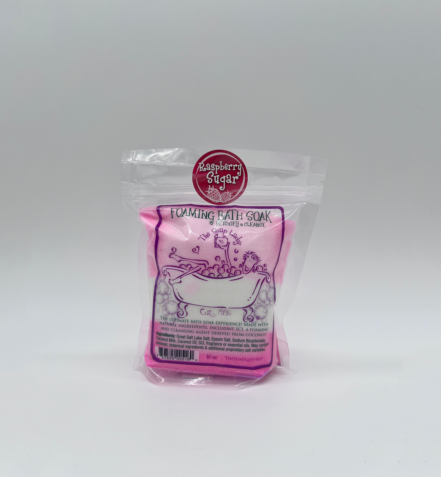Raspberry Sugar Foaming Bath Soak
