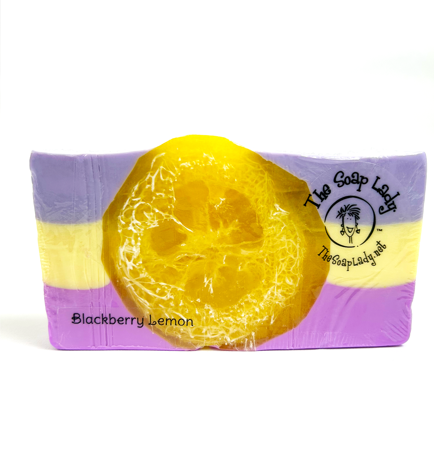 Blackberry Lemon Soap Slice
