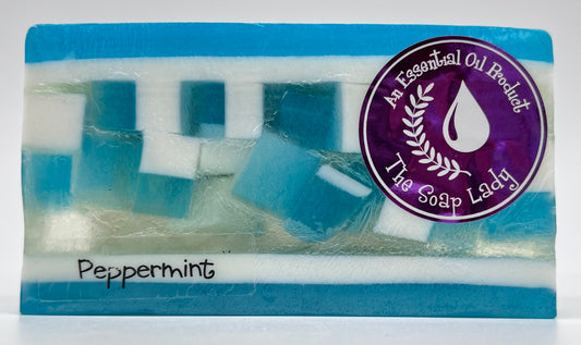 Peppermint Soap Slice