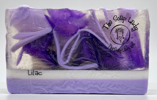 Lilac Soap Slice