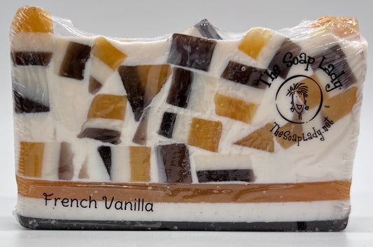 French Vanilla Soap Slice