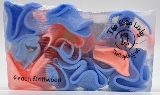 Peach Driftwood Soap Slice