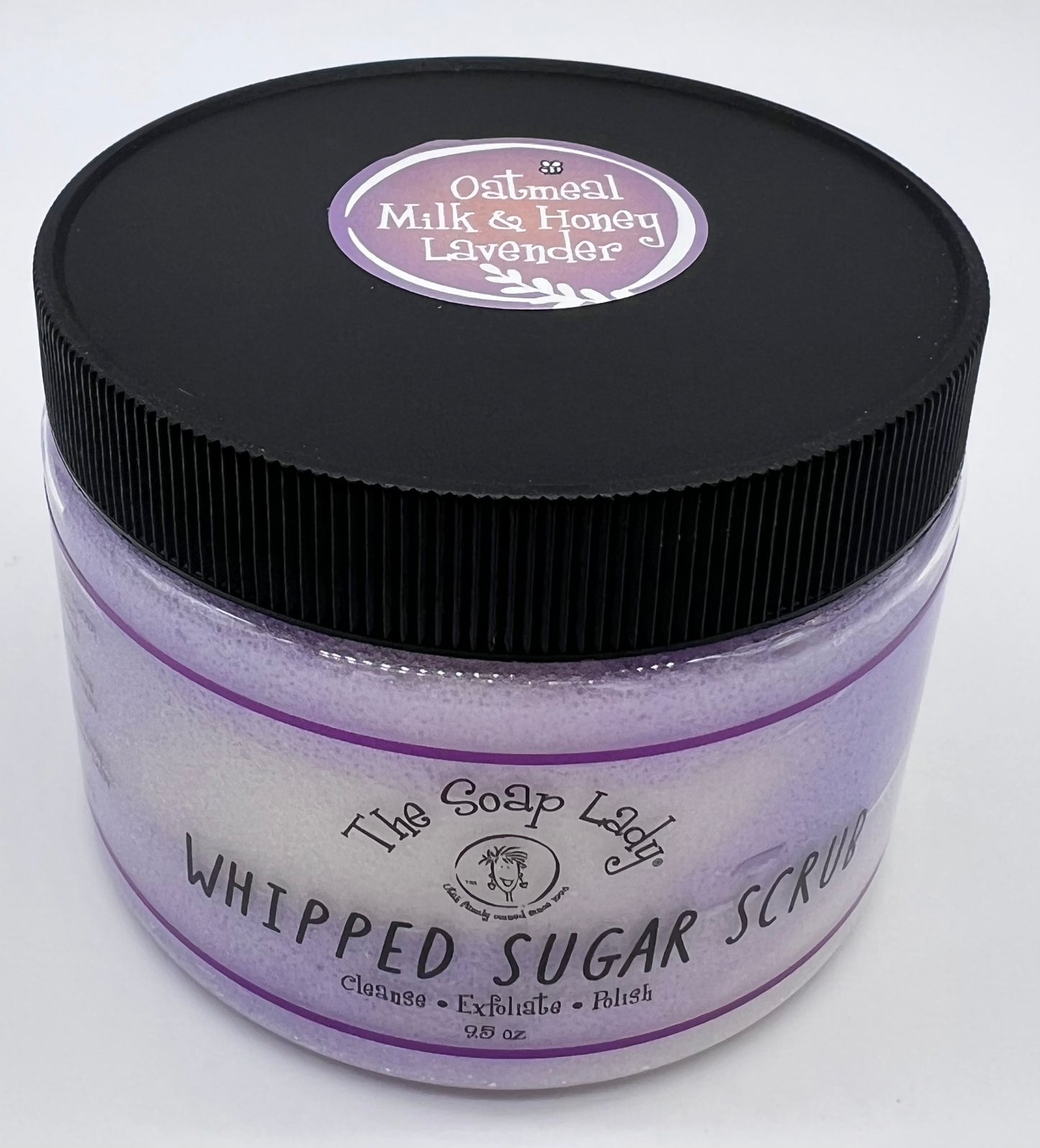 Oatmeal Milk Honey & Lavender Whipped Sugar Scrub